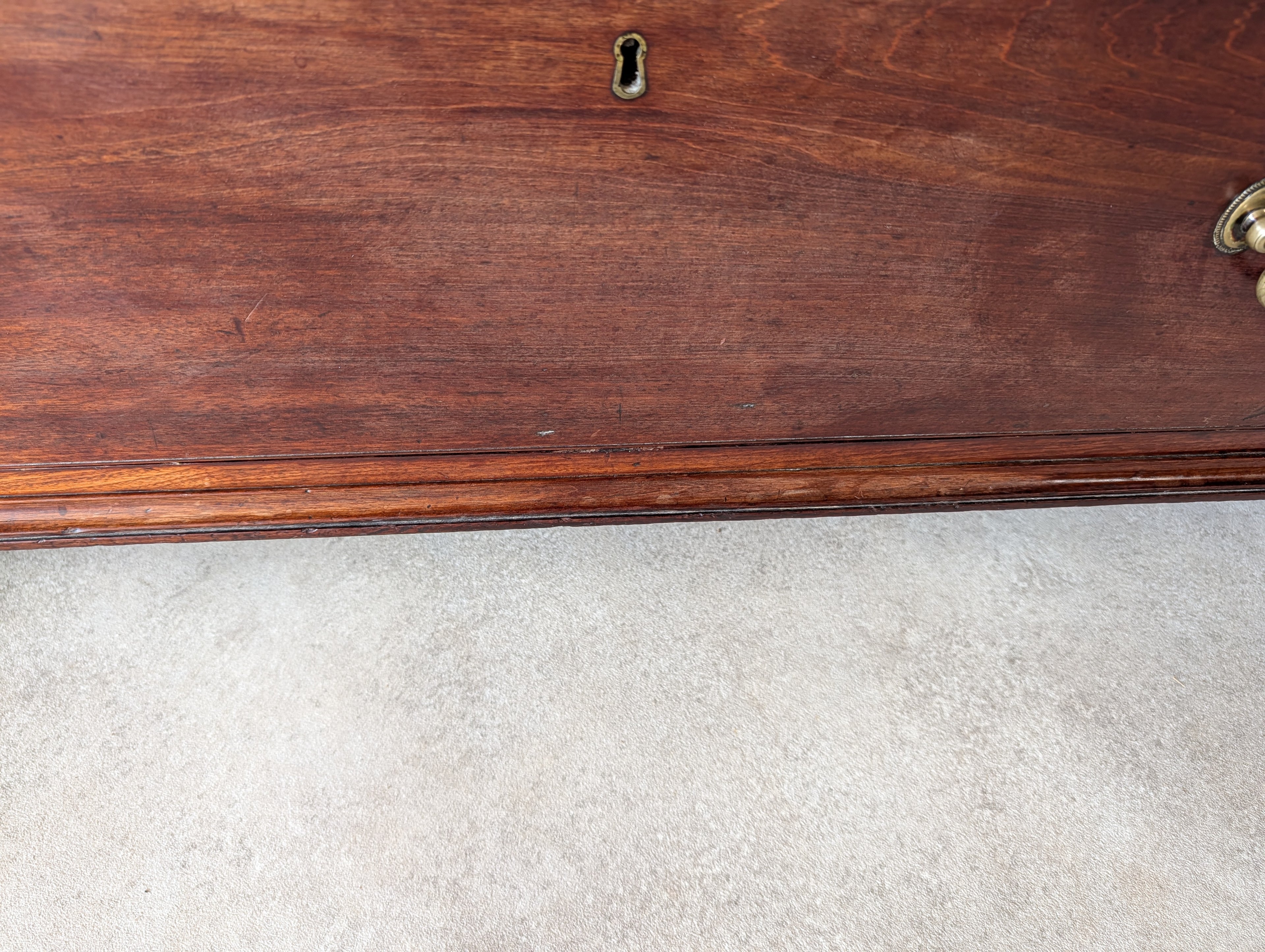 Antique Mahogany George III Secretaire Chest / Georgian Chest Of Drawers