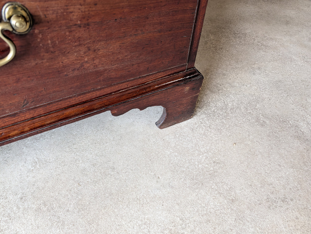 Antique Mahogany George III Secretaire Chest / Georgian Chest Of Drawers