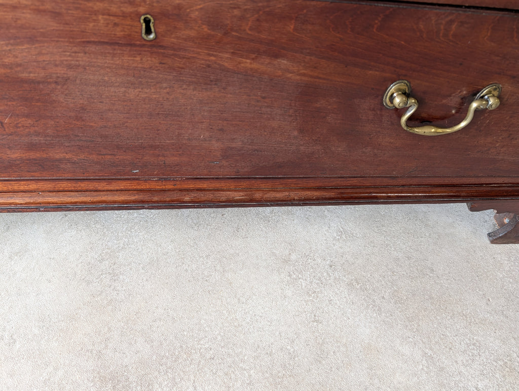 Antique Mahogany George III Secretaire Chest / Georgian Chest Of Drawers