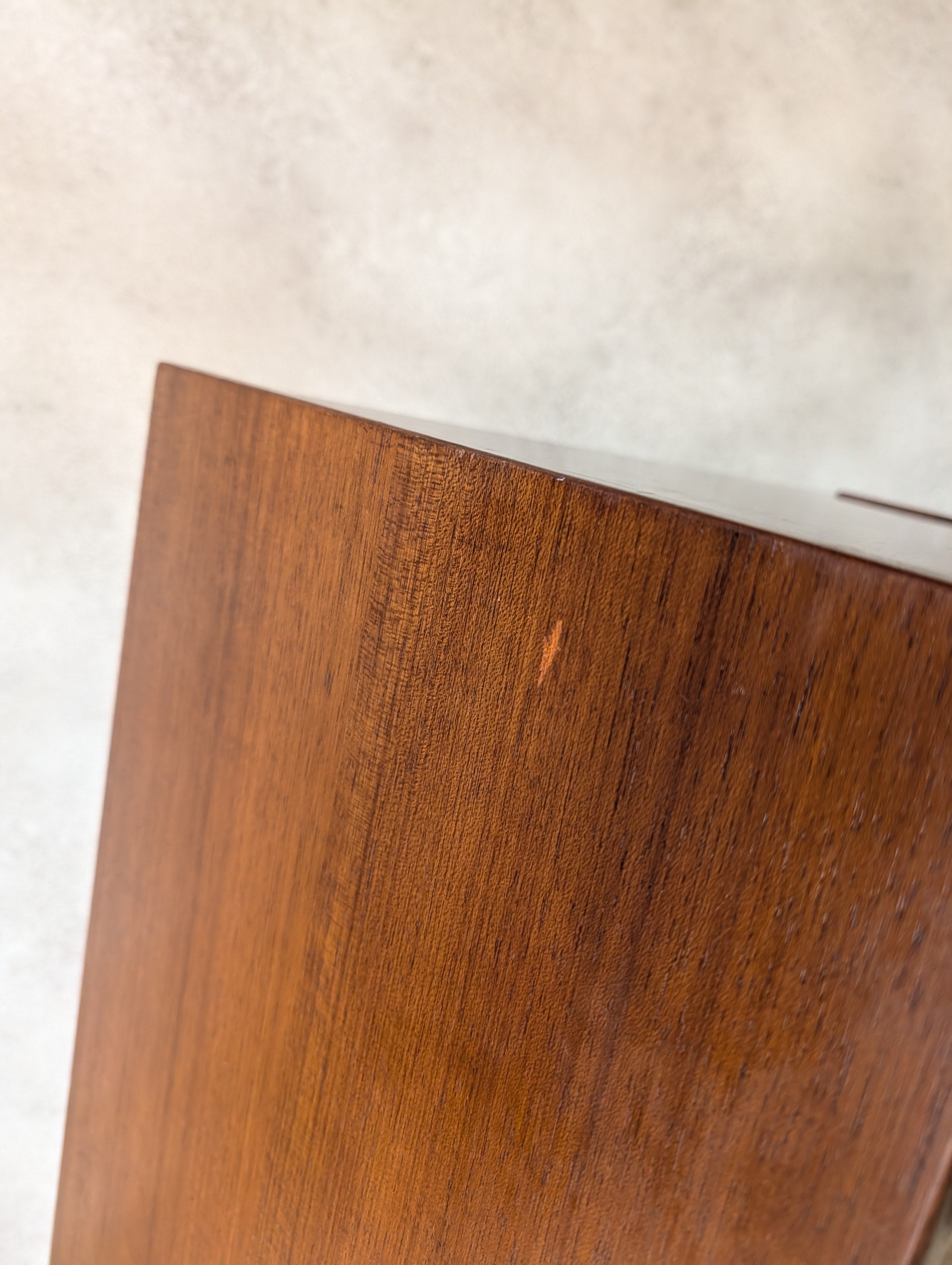 Mid Century G Plan Librenza Tola Wood Chest Of Drawers / Tallboy 1950s