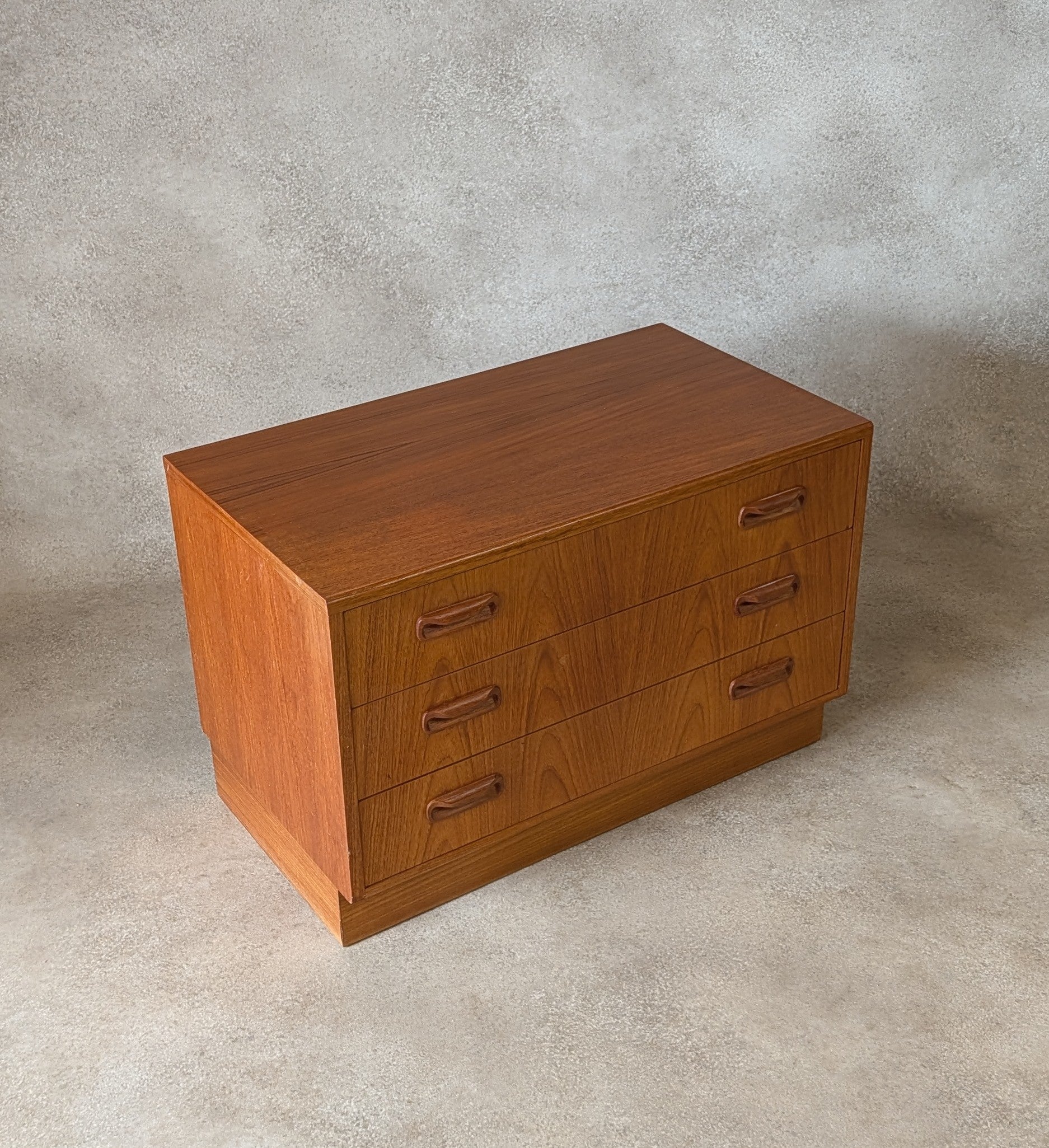 Mid Century G Plan Fresco Chest Of Drawers Vintage Teak 3 Drawer Chest 1960s