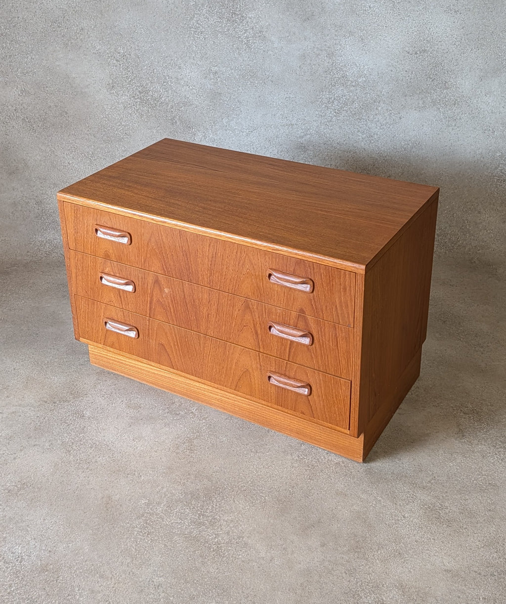 Mid Century G Plan Fresco Chest Of Drawers Vintage Teak 3 Drawer Chest 1960s