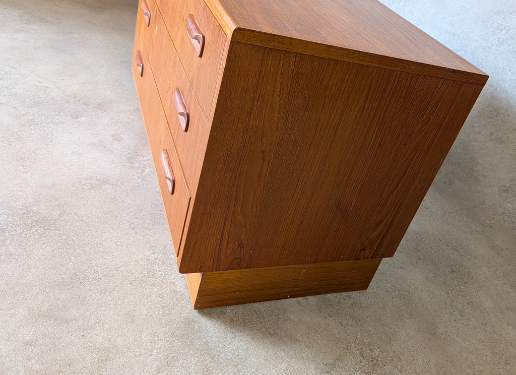 Mid Century G Plan Fresco Chest Of Drawers Vintage Teak 3 Drawer Chest 1960s