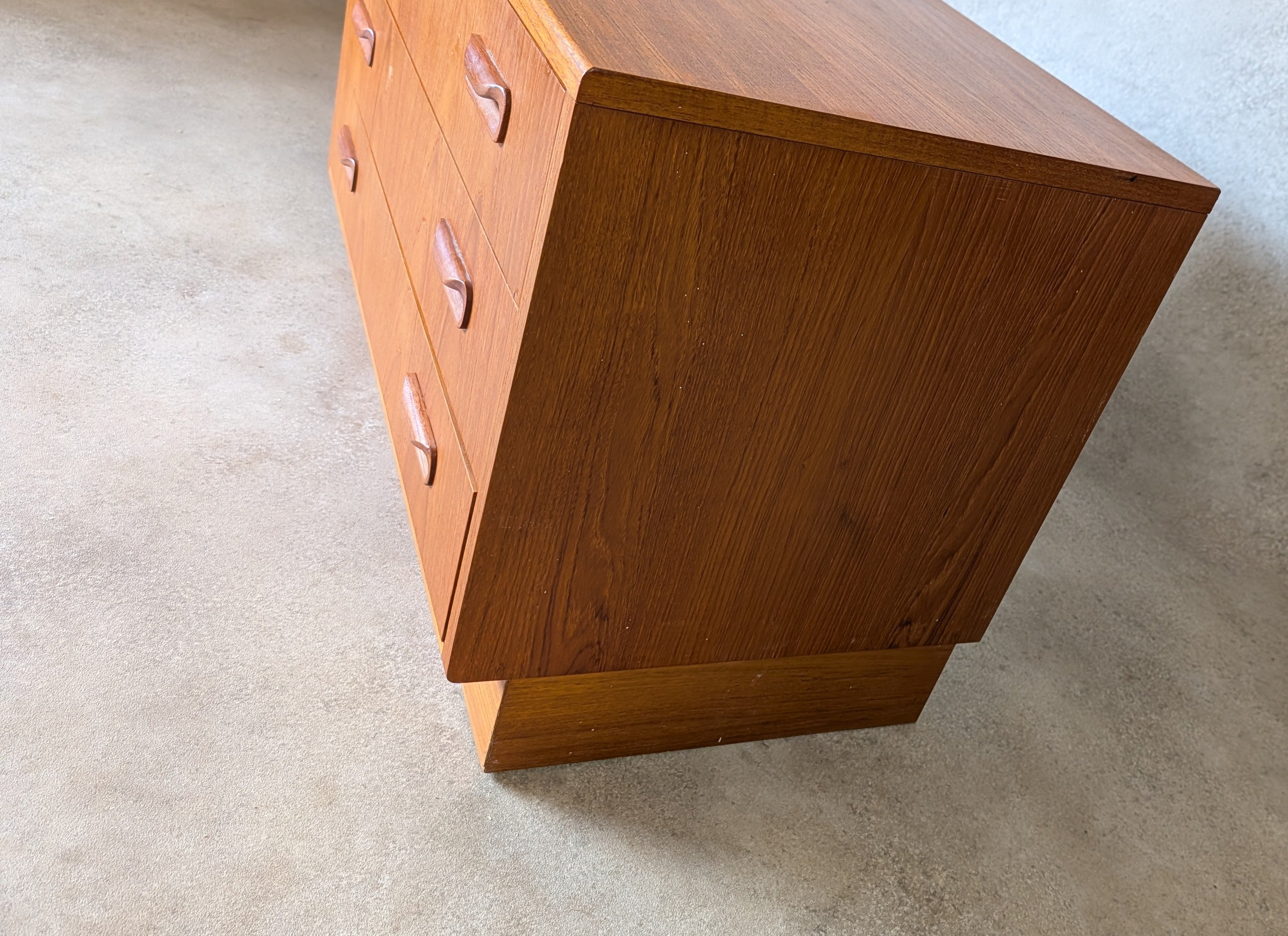 Mid Century G Plan Fresco Chest Of Drawers Vintage Teak 3 Drawer Chest 1960s
