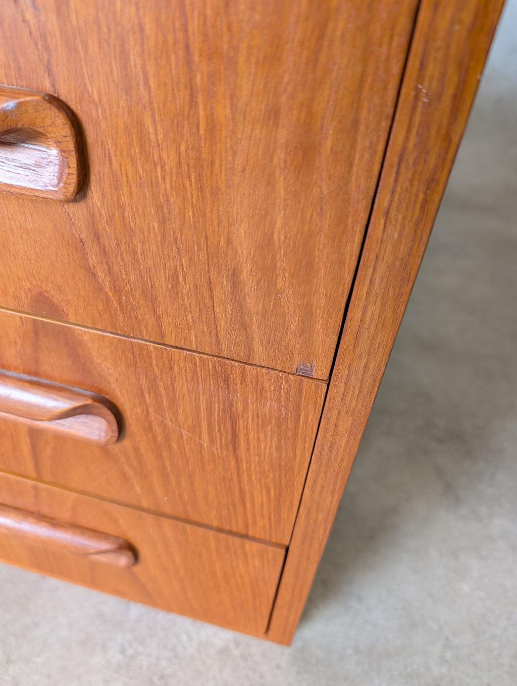 Mid Century G Plan Fresco Chest Of Drawers Vintage Teak 3 Drawer Chest 1960s