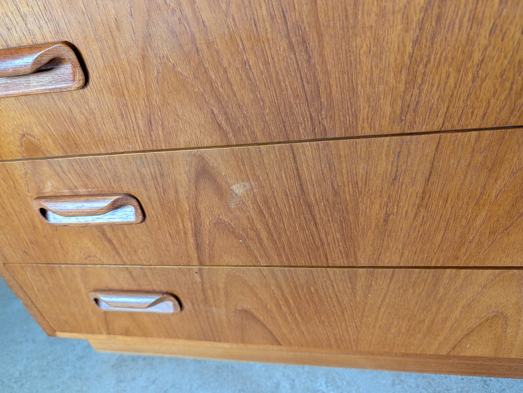 Mid Century G Plan Fresco Chest Of Drawers Vintage Teak 3 Drawer Chest 1960s