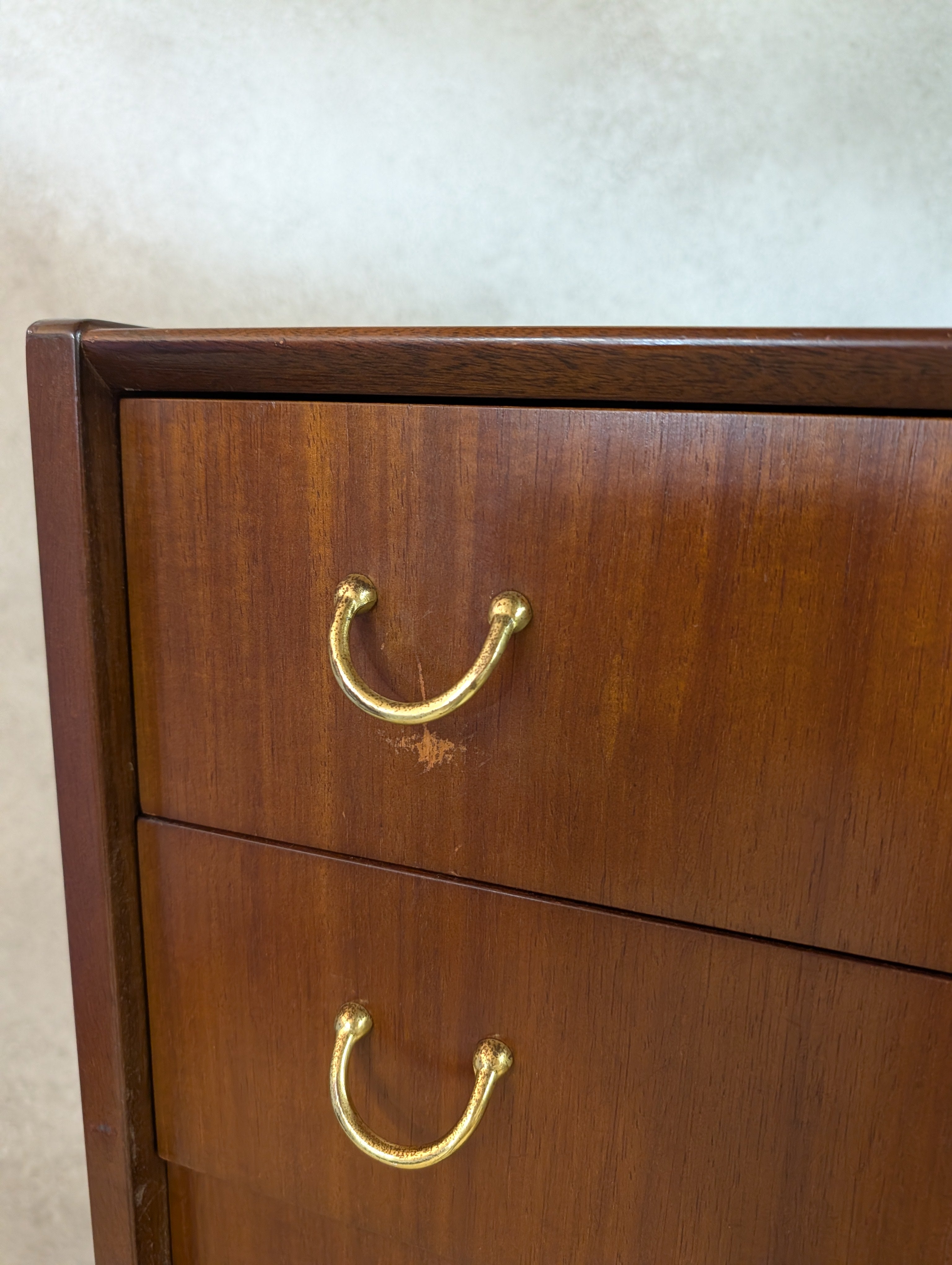 Mid Century G Plan Librenza Tallboy Vintage Tola Chest Of Drawers  - 7 Drawer