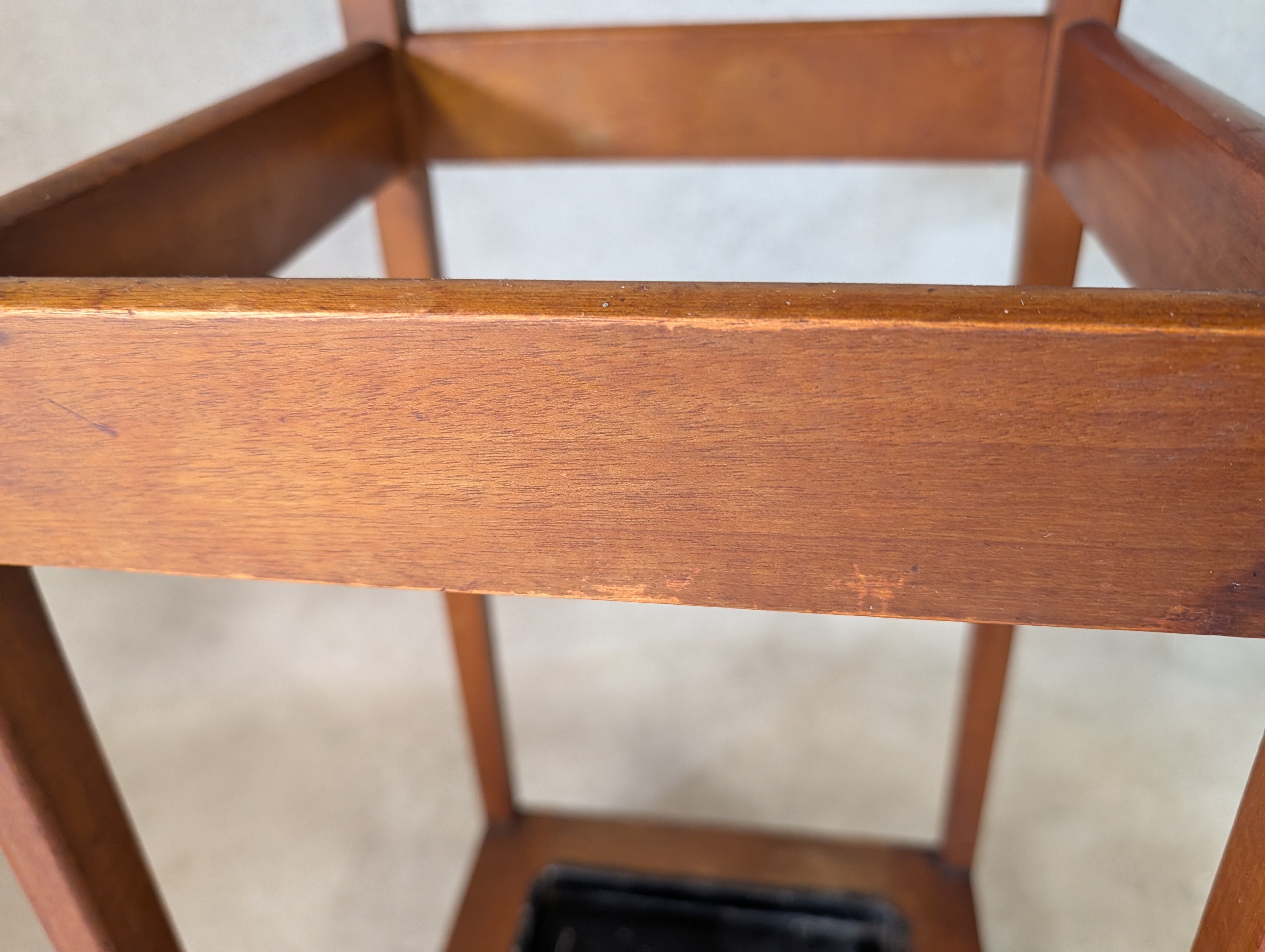Antique Arts & Crafts Beech Coat Stand Hall Umbrella Stick Stand Edwardian 1900s