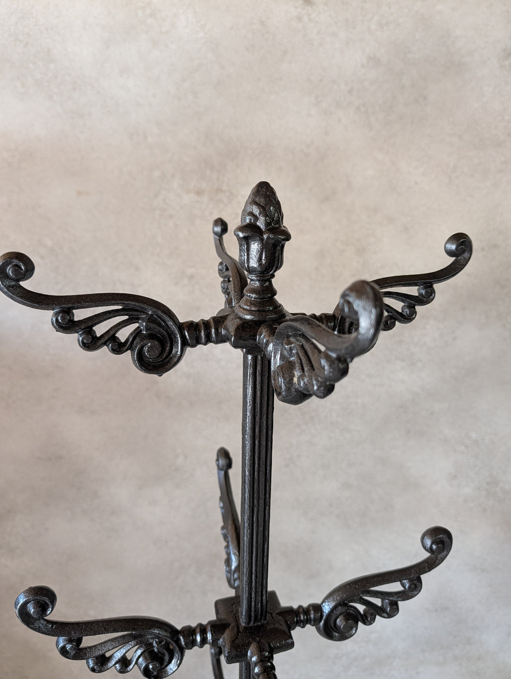 Antique Victorian Cast Iron Hall Stand Coat Rack Umbrella Stand - 19th Century