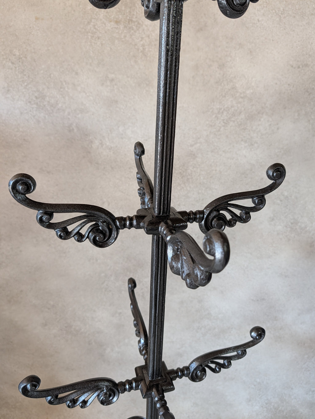 Antique Victorian Cast Iron Hall Stand Coat Rack Umbrella Stand - 19th Century
