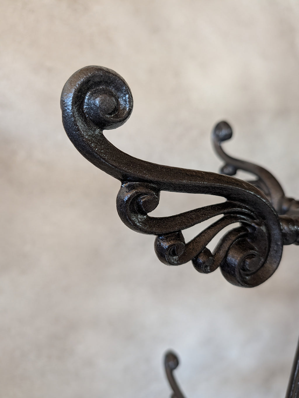 Antique Victorian Cast Iron Hall Stand Coat Rack Umbrella Stand - 19th Century