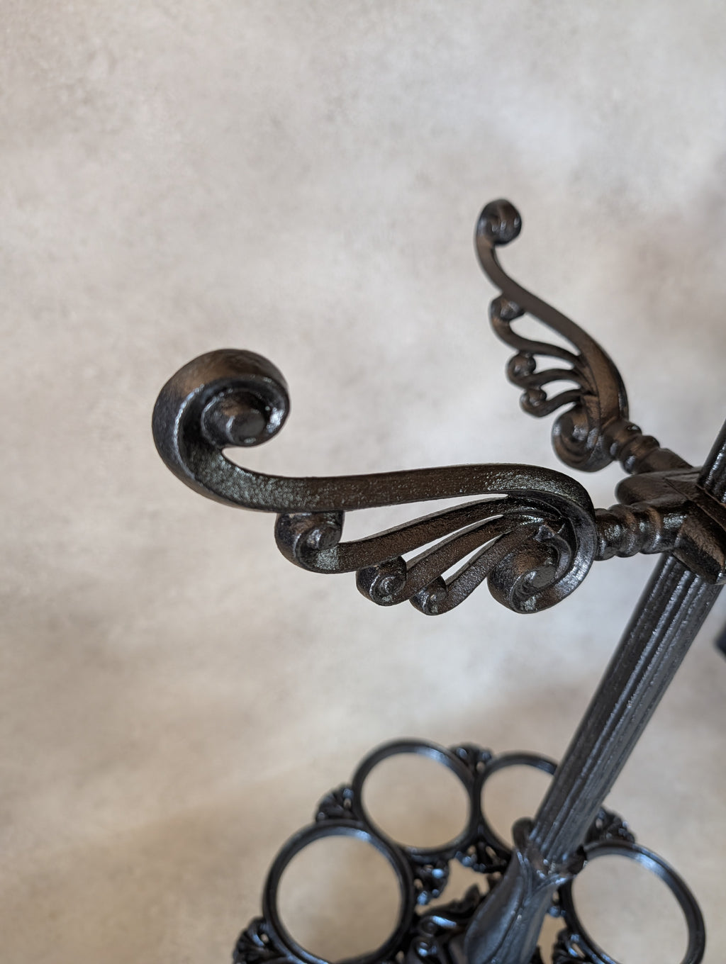Antique Victorian Cast Iron Hall Stand Coat Rack Umbrella Stand - 19th Century
