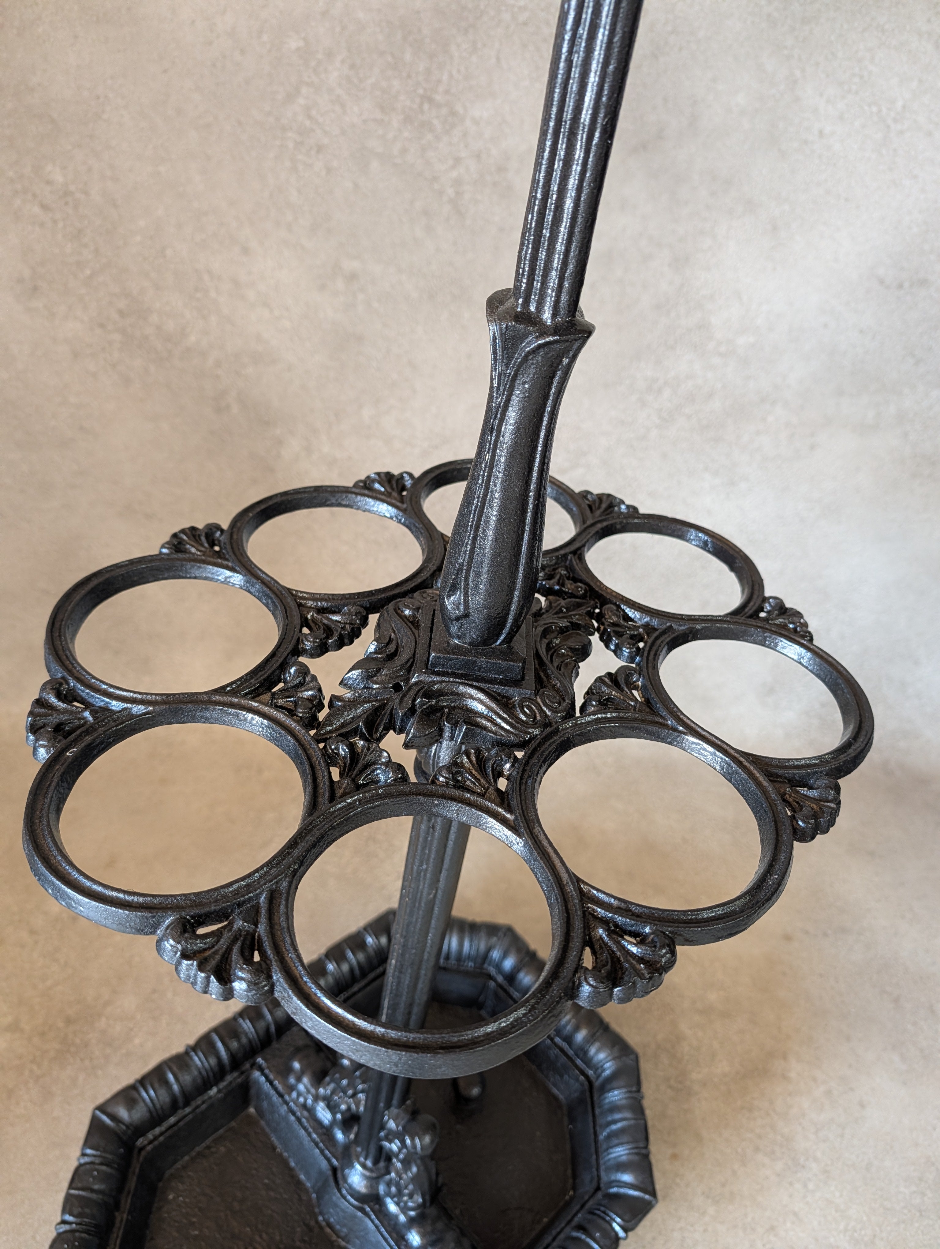 Antique Victorian Cast Iron Hall Stand Coat Rack Umbrella Stand - 19th Century