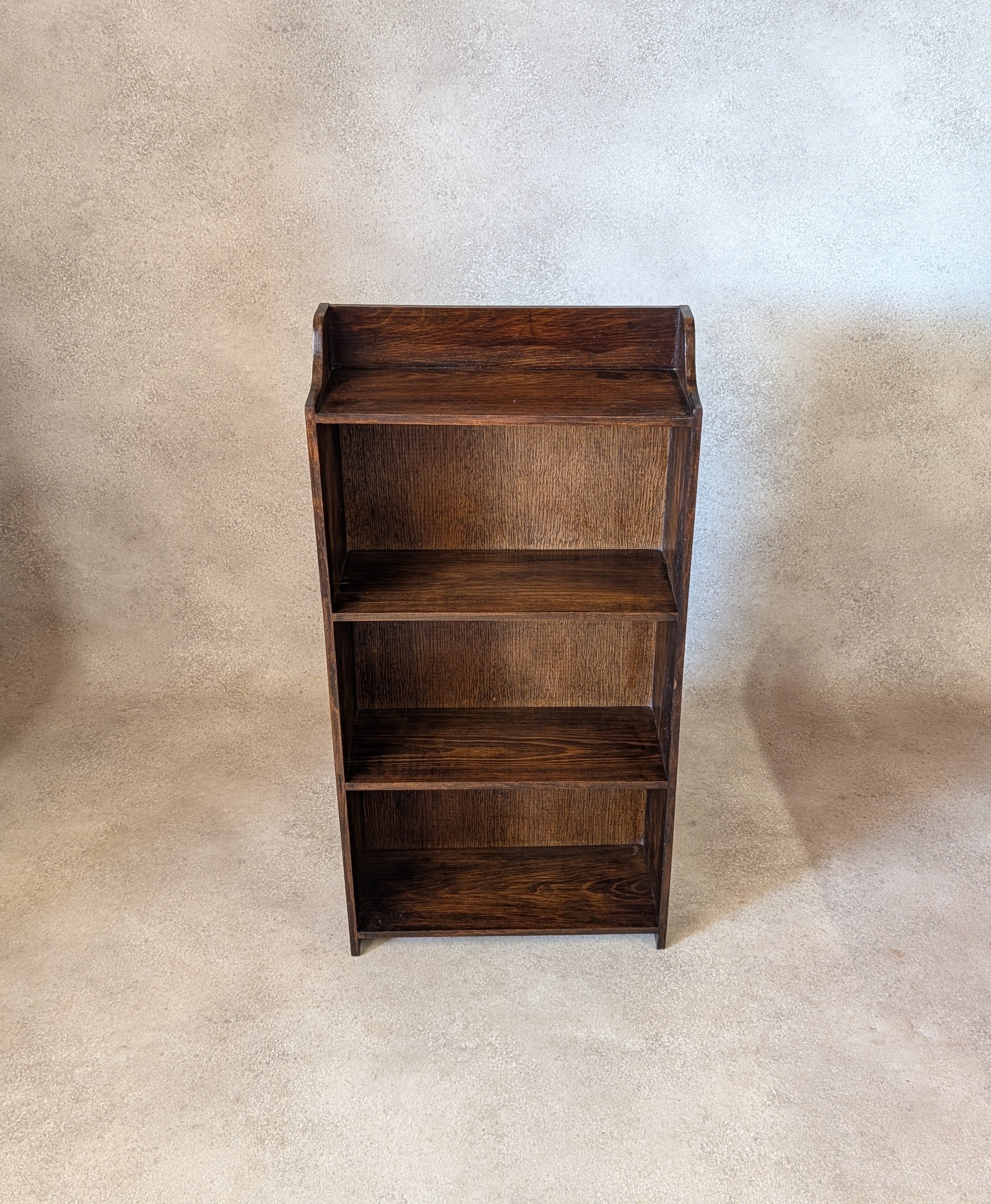 Antique Arts And Crafts Bookcase Small /Narrow Bookshelf