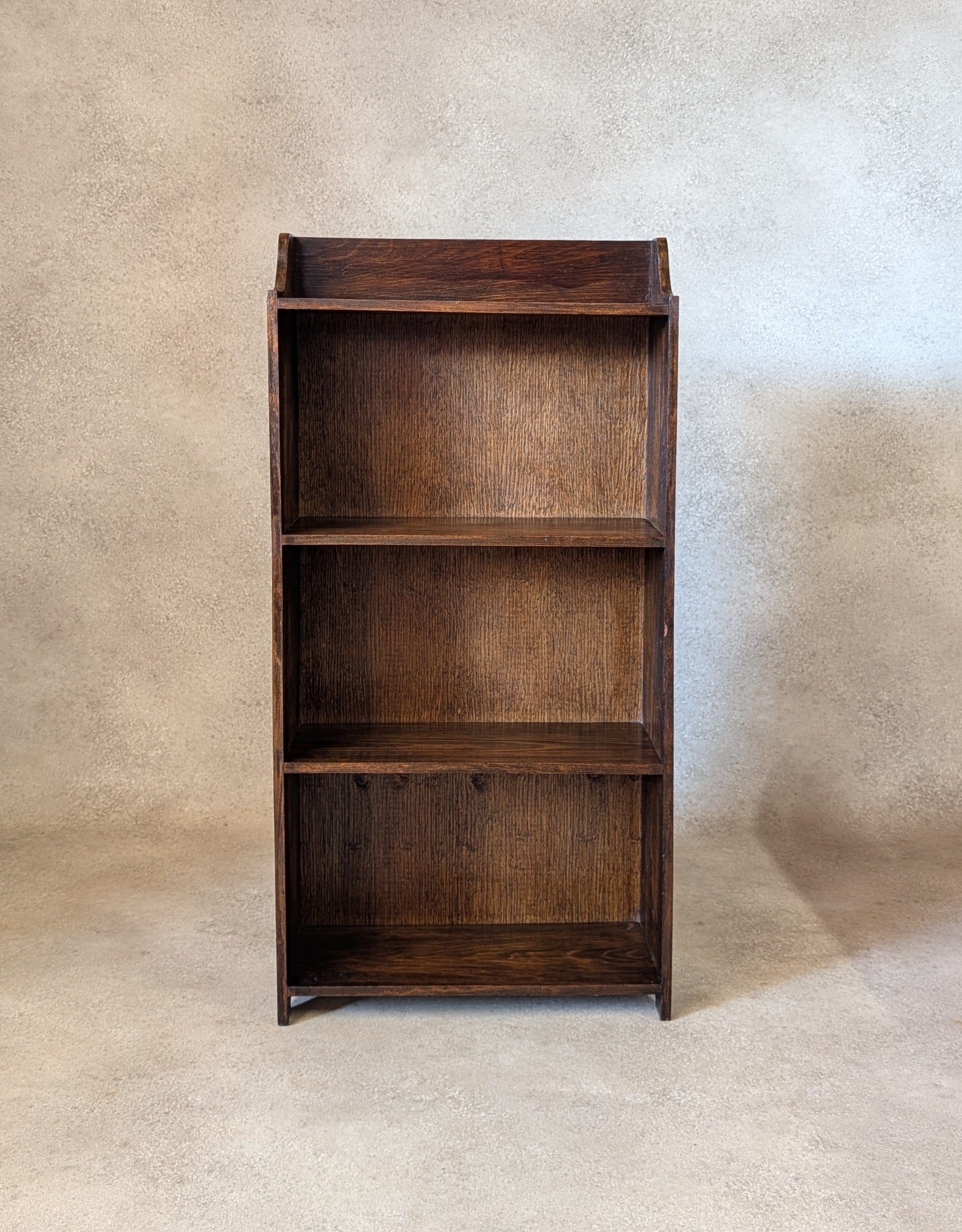 Antique Arts And Crafts Bookcase Small /Narrow Bookshelf