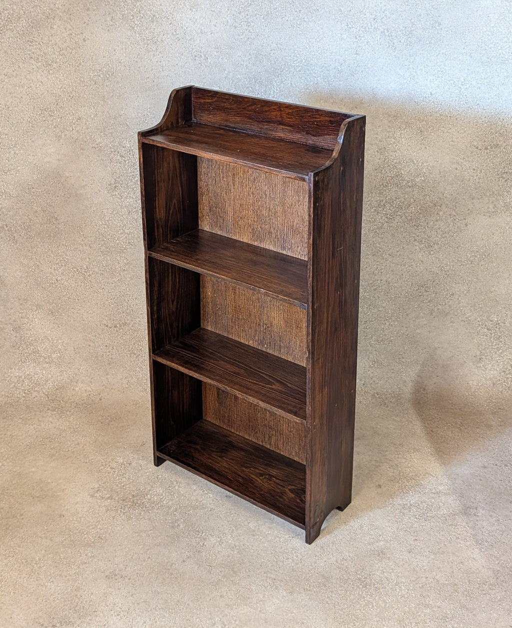 Antique Arts And Crafts Bookcase Small /Narrow Bookshelf