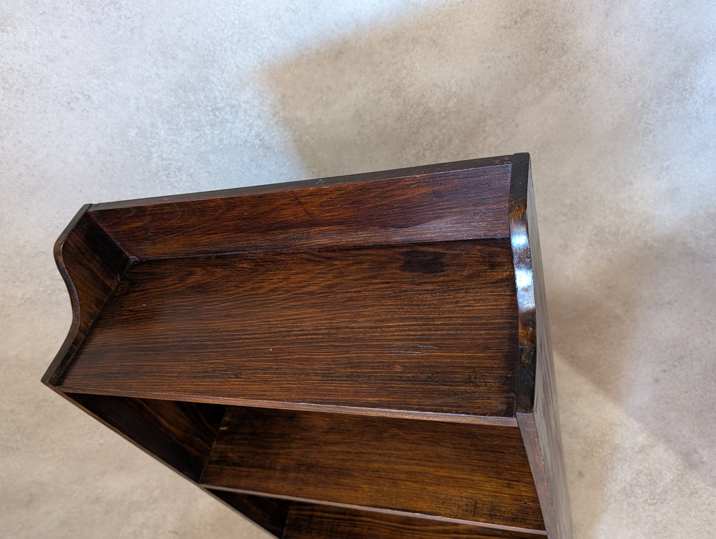 Antique Arts And Crafts Bookcase Small /Narrow Bookshelf