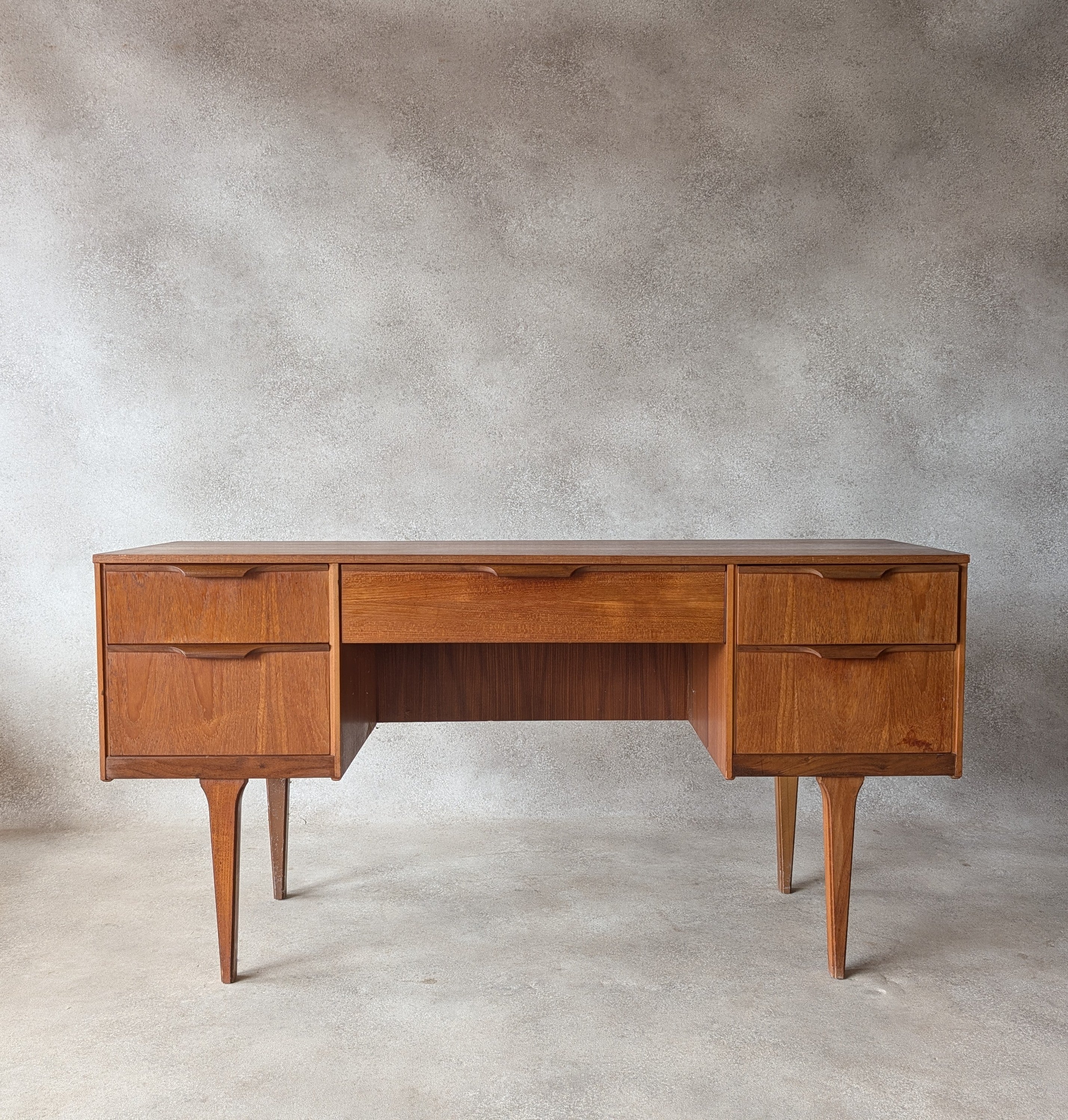 Mid Century Teak Austinsuite Desk Vintage 1960s Writing Table