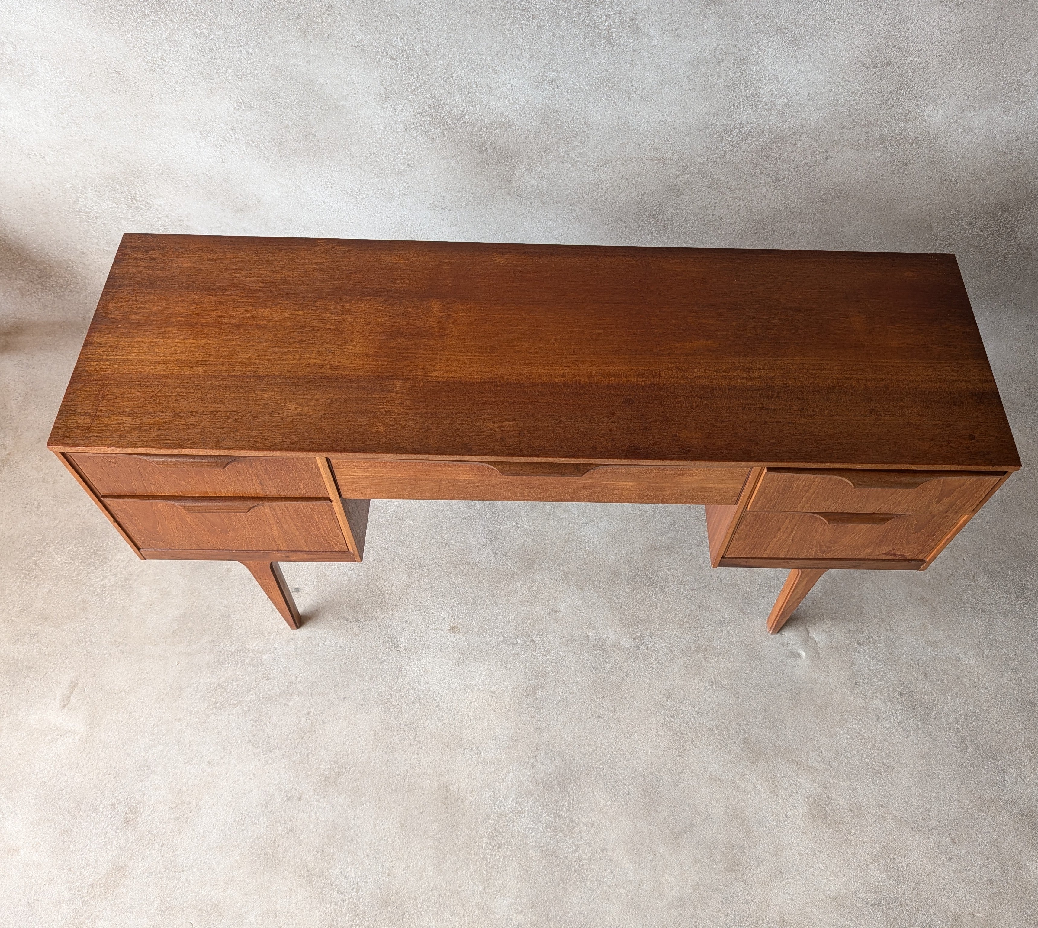 Mid Century Teak Austinsuite Desk Vintage 1960s Writing Table
