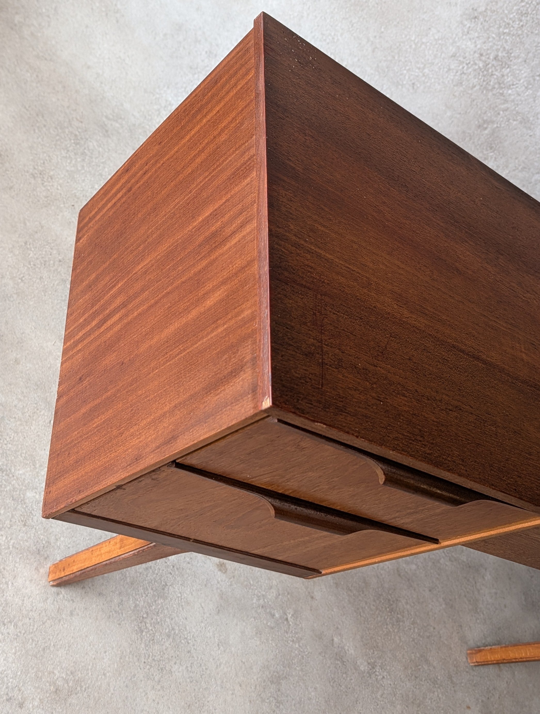 Mid Century Teak Austinsuite Desk Vintage 1960s Writing Table