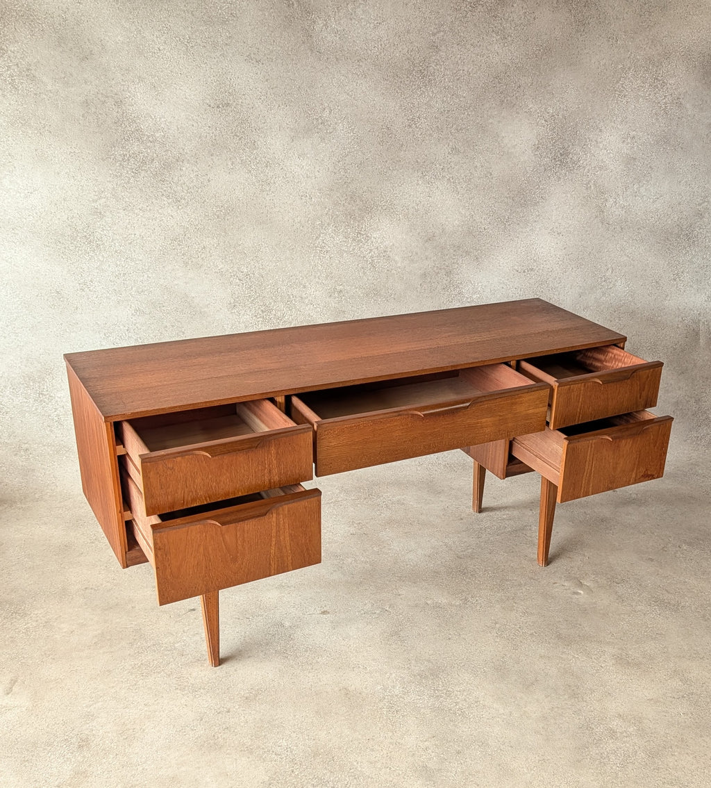 Mid Century Teak Austinsuite Desk Vintage 1960s Writing Table