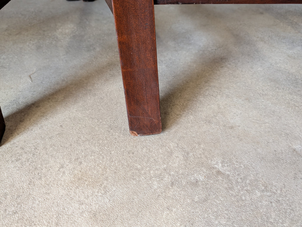 Vintage Set Of 8 Mahogany Chippendale Style Dining Chairs Includes 2 Carvers