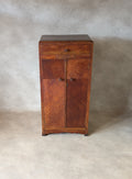 Vintage Art Deco Oak Cabinet Small Hall Cupboard Storage Linen Press 1930s