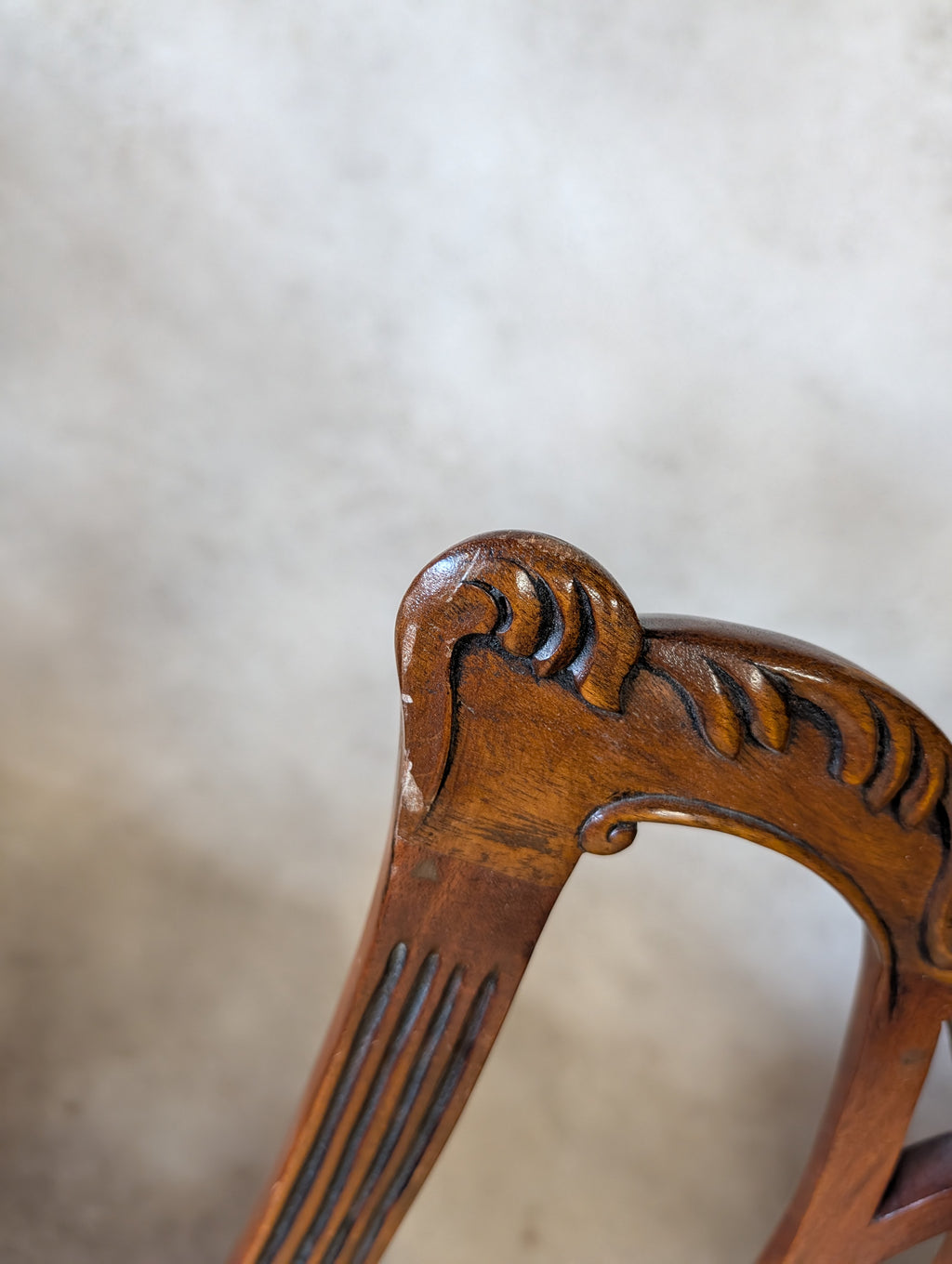 vintage Set Of 6 Mahogany Chippendale Style Dining Chairs With Ball & Claw Feet
