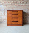 Mid Century G Plan Fresco Teak Chest Of Drawers Vintage 4 Drawer Chest 1960s