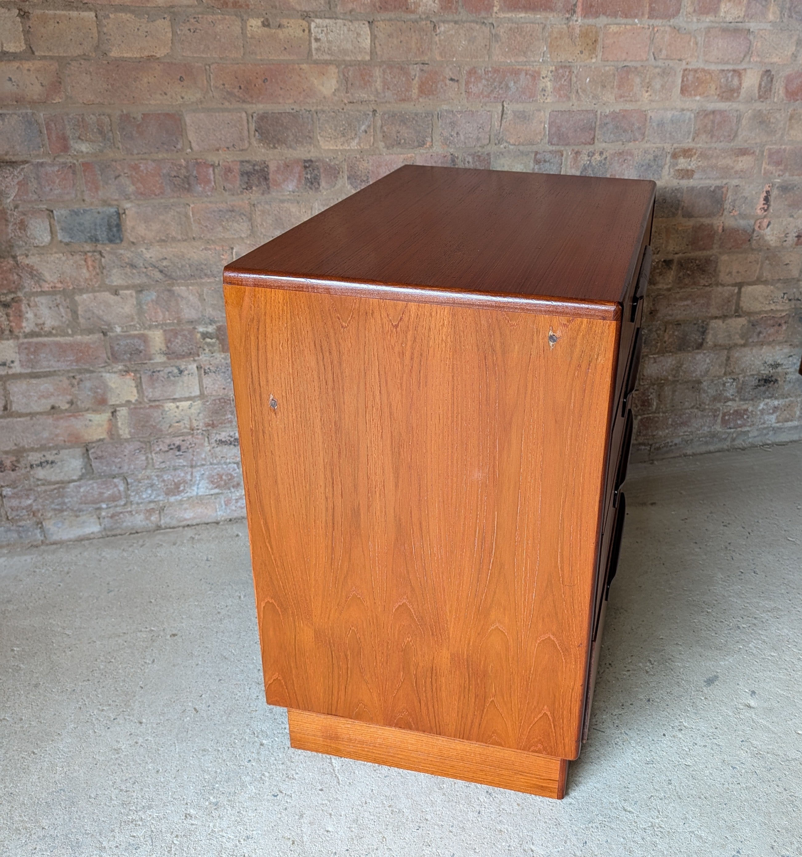 Mid Century G Plan Fresco Teak Chest Of Drawers Vintage 4 Drawer Chest 1960s