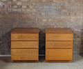 Pair Of Mid Century Teak Bedside Chests / Chest Of Drawers