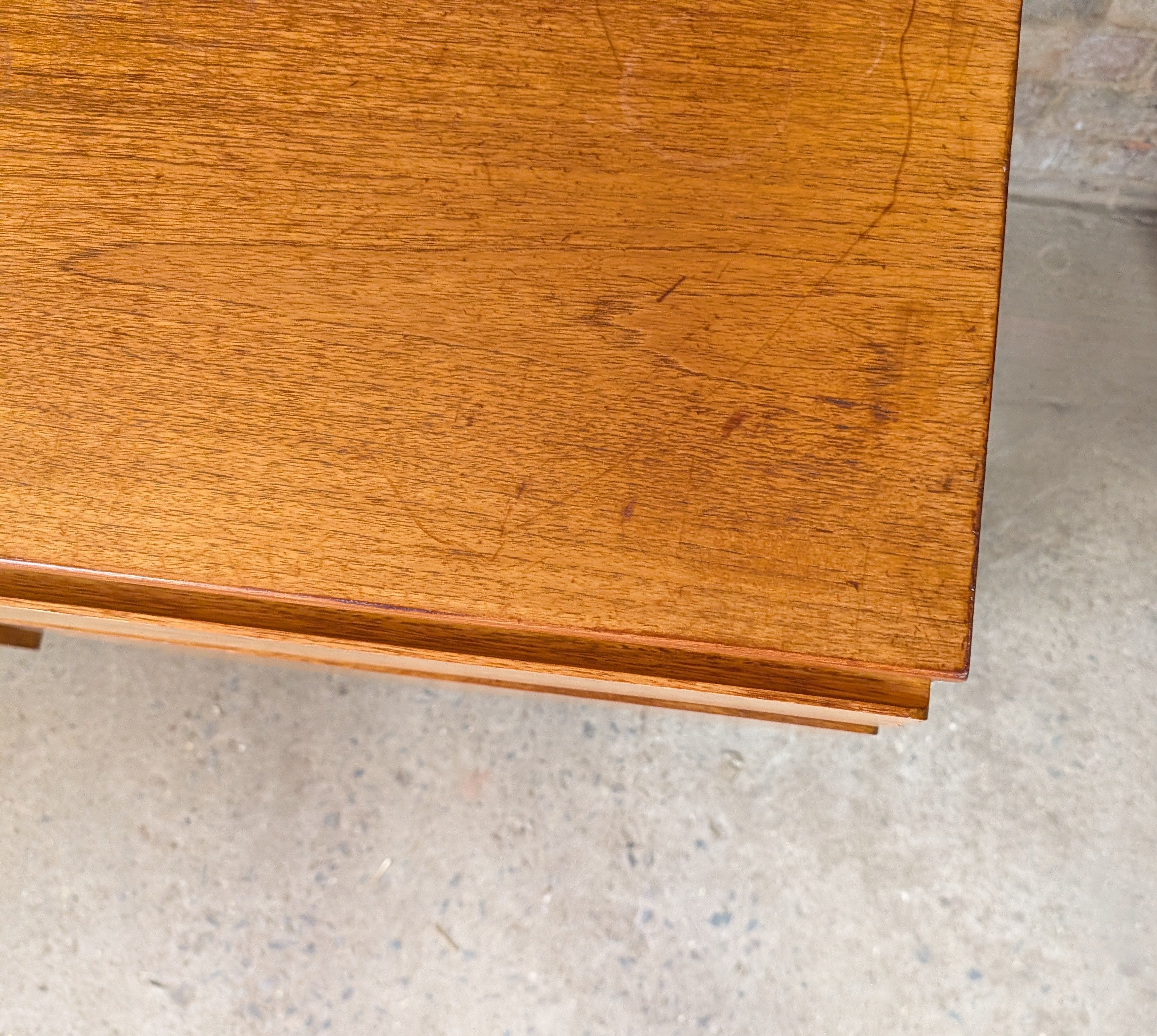 Pair Of Mid Century Teak Bedside Chests / Chest Of Drawers