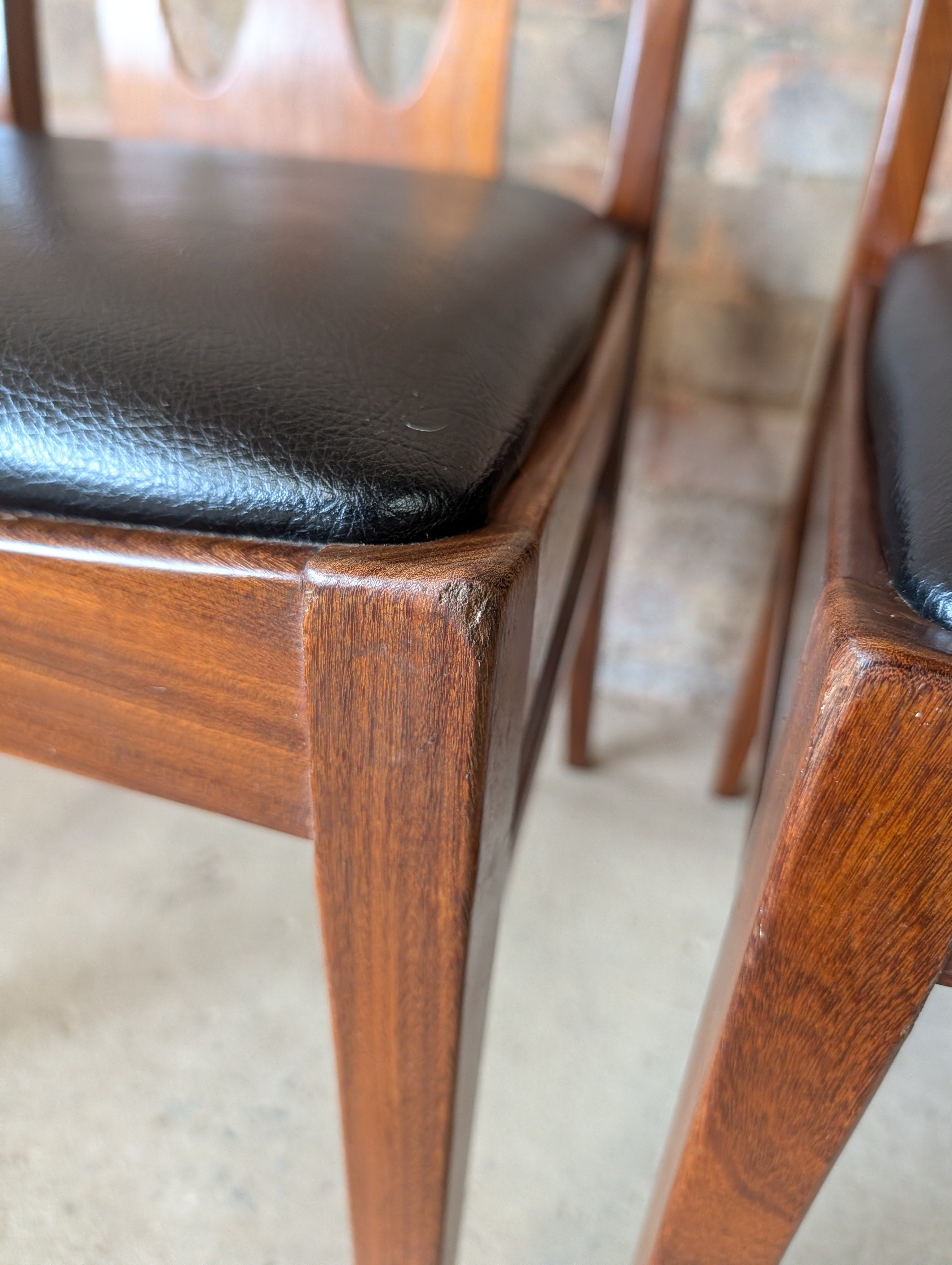 Set Of 6 G Plan Brasilia Mid Century Teak Dining Chairs - Vintage 1960s