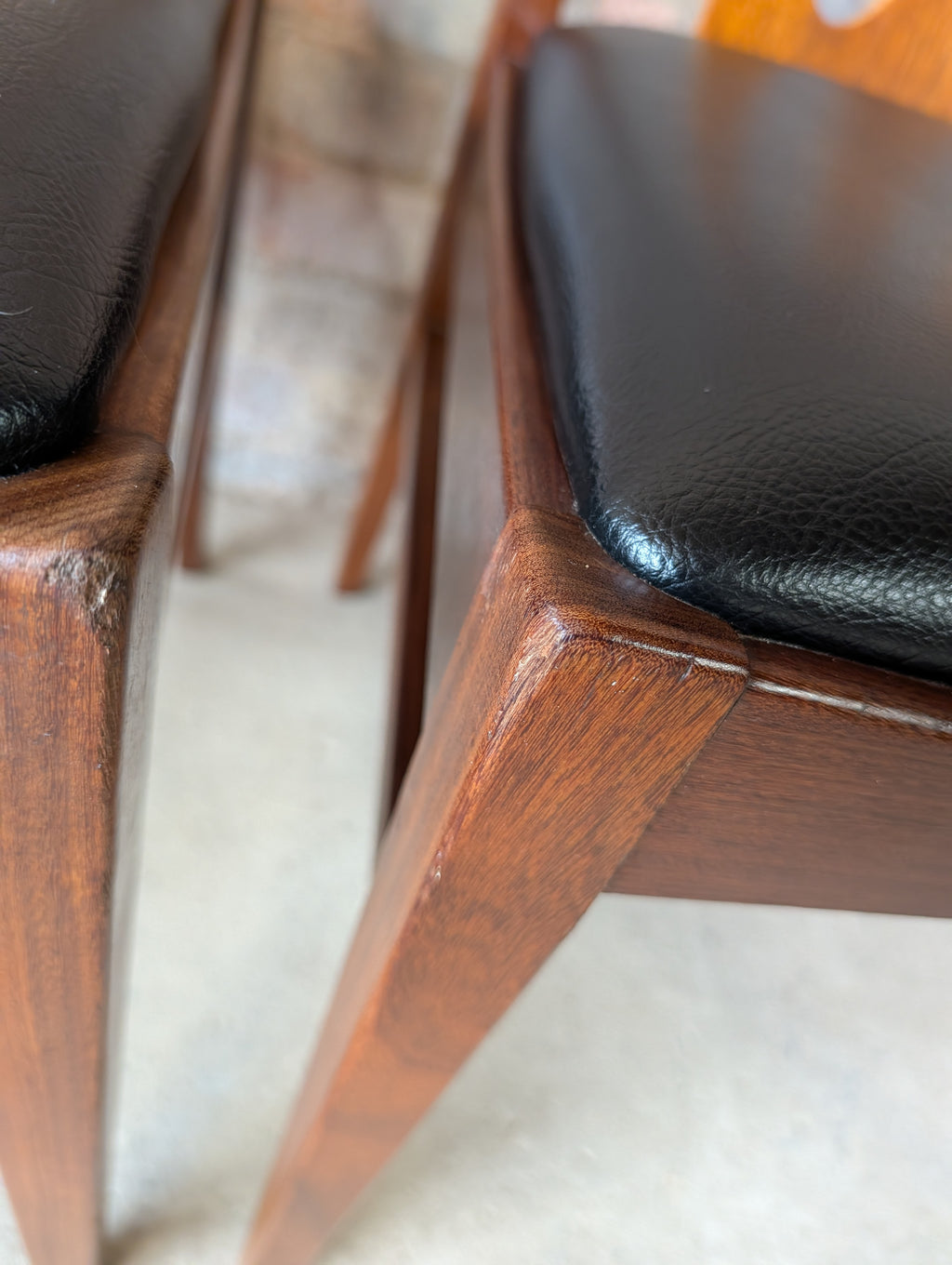 Set Of 6 G Plan Brasilia Mid Century Teak Dining Chairs - Vintage 1960s