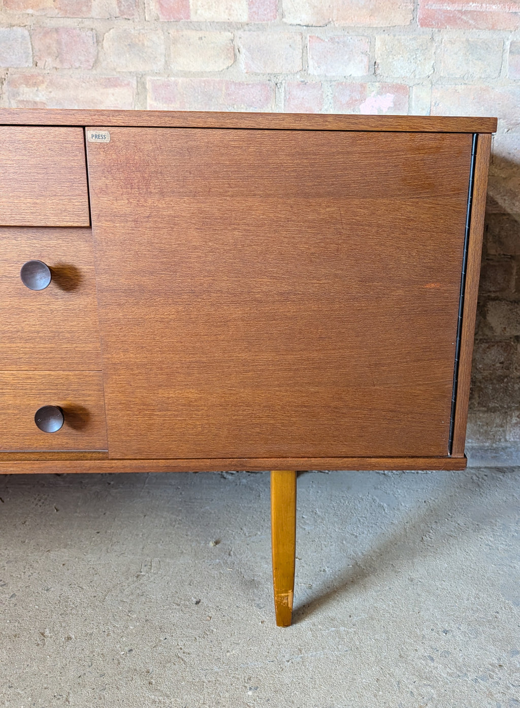Mid Century Teak Avalon Small  Sideboard 1970s Vintage