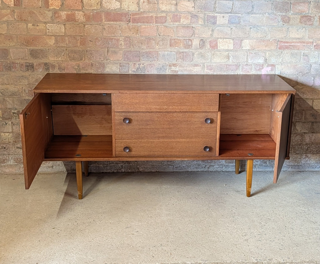 Mid Century Teak Avalon Small  Sideboard 1970s Vintage
