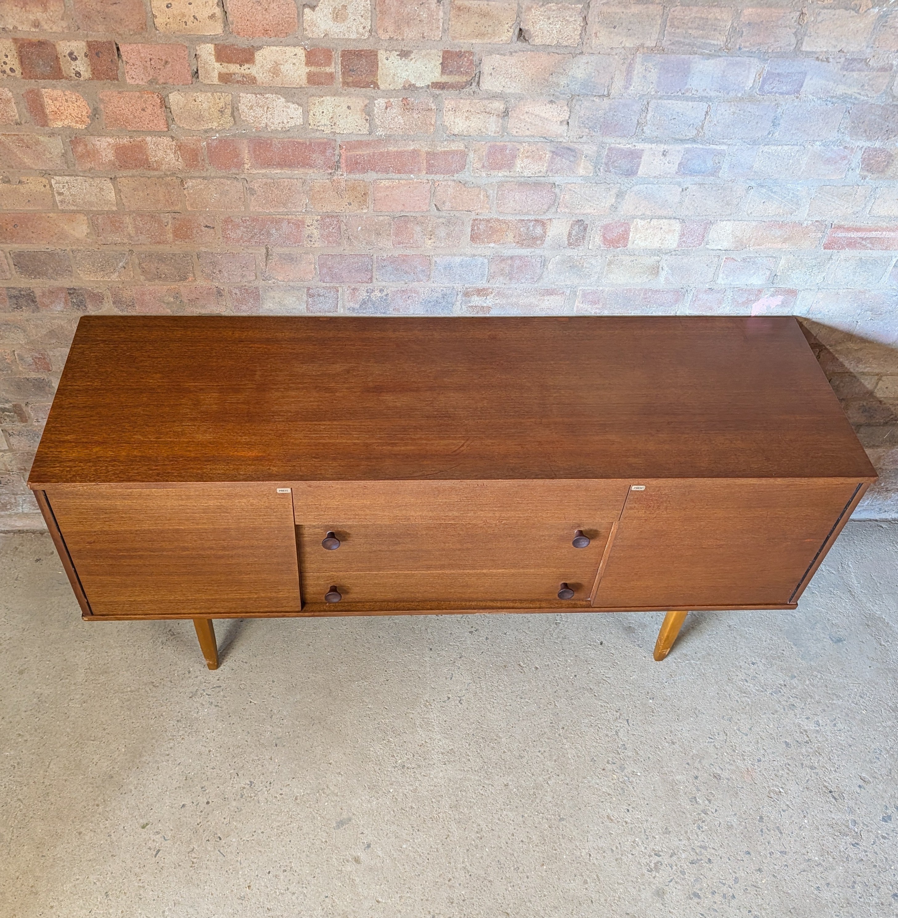 Mid Century Teak Avalon Small  Sideboard 1970s Vintage