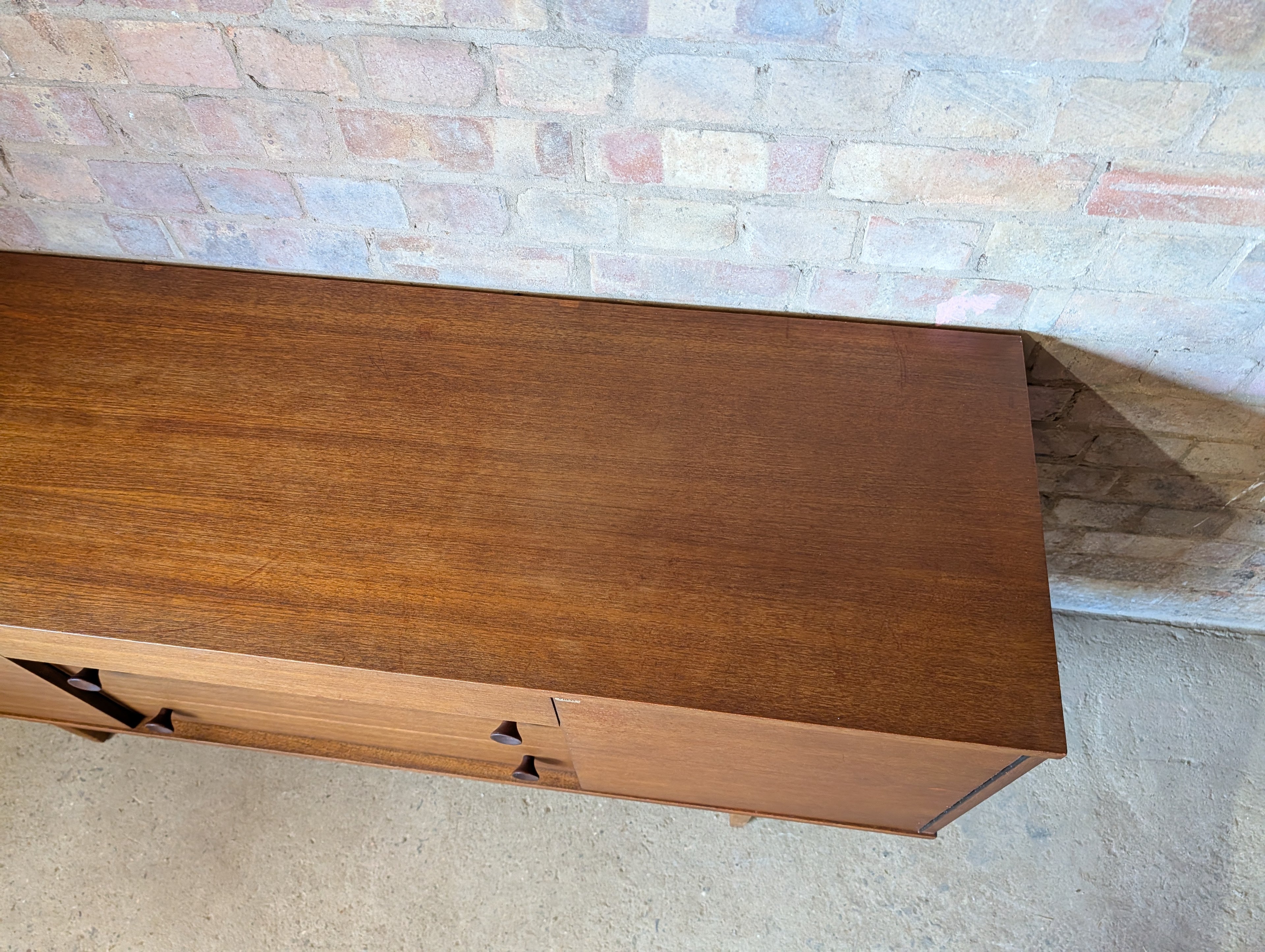 Mid Century Teak Avalon Small  Sideboard 1970s Vintage