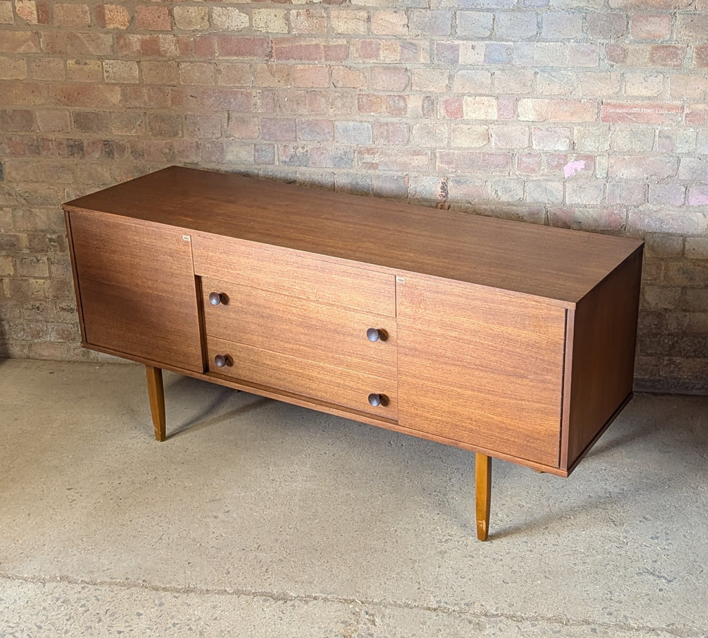 Mid Century Teak Avalon Small  Sideboard 1970s Vintage