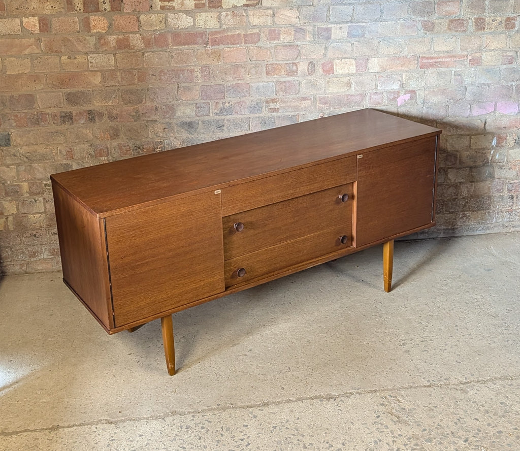 Mid Century Teak Avalon Small  Sideboard 1970s Vintage
