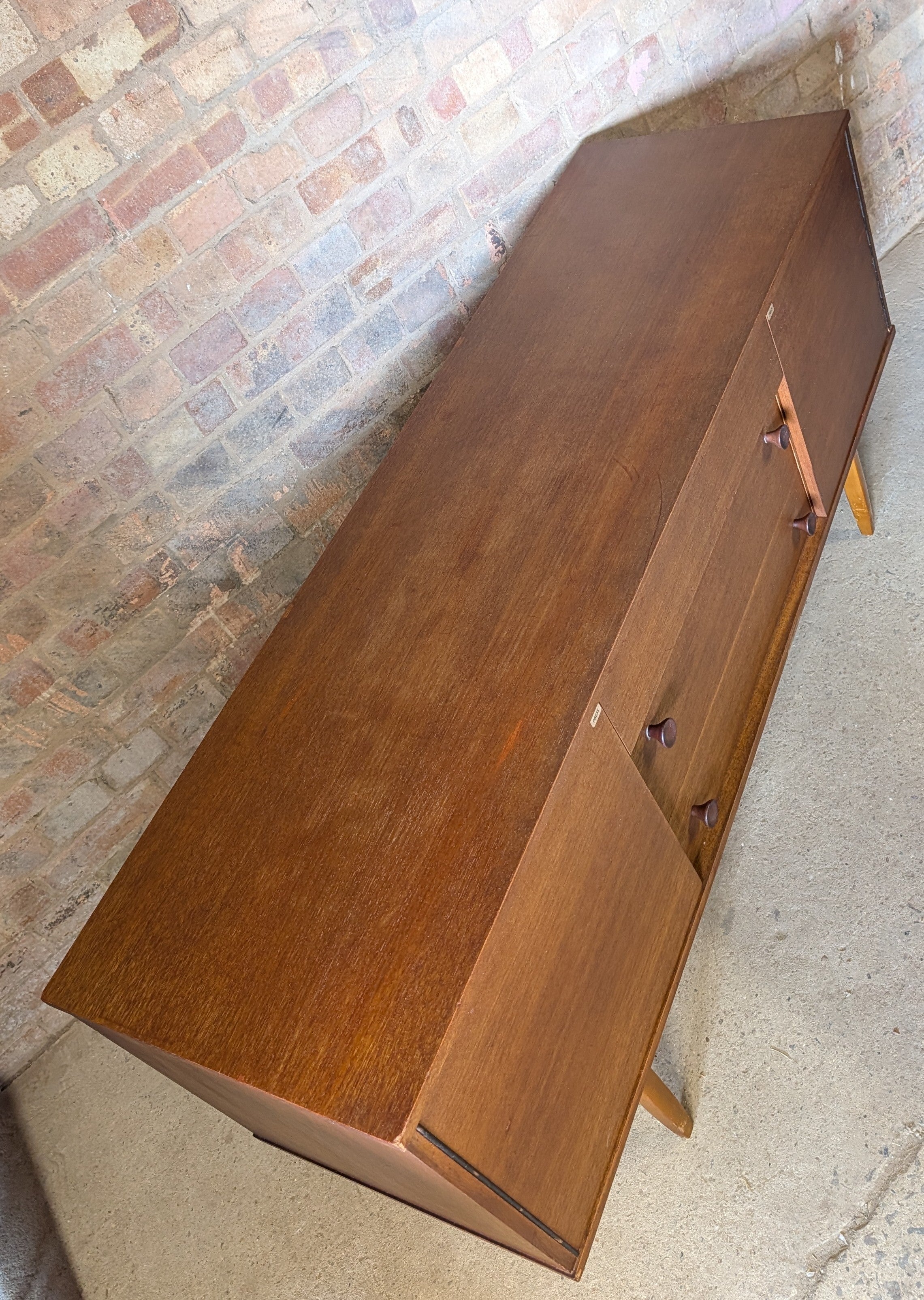 Mid Century Teak Avalon Small  Sideboard 1970s Vintage