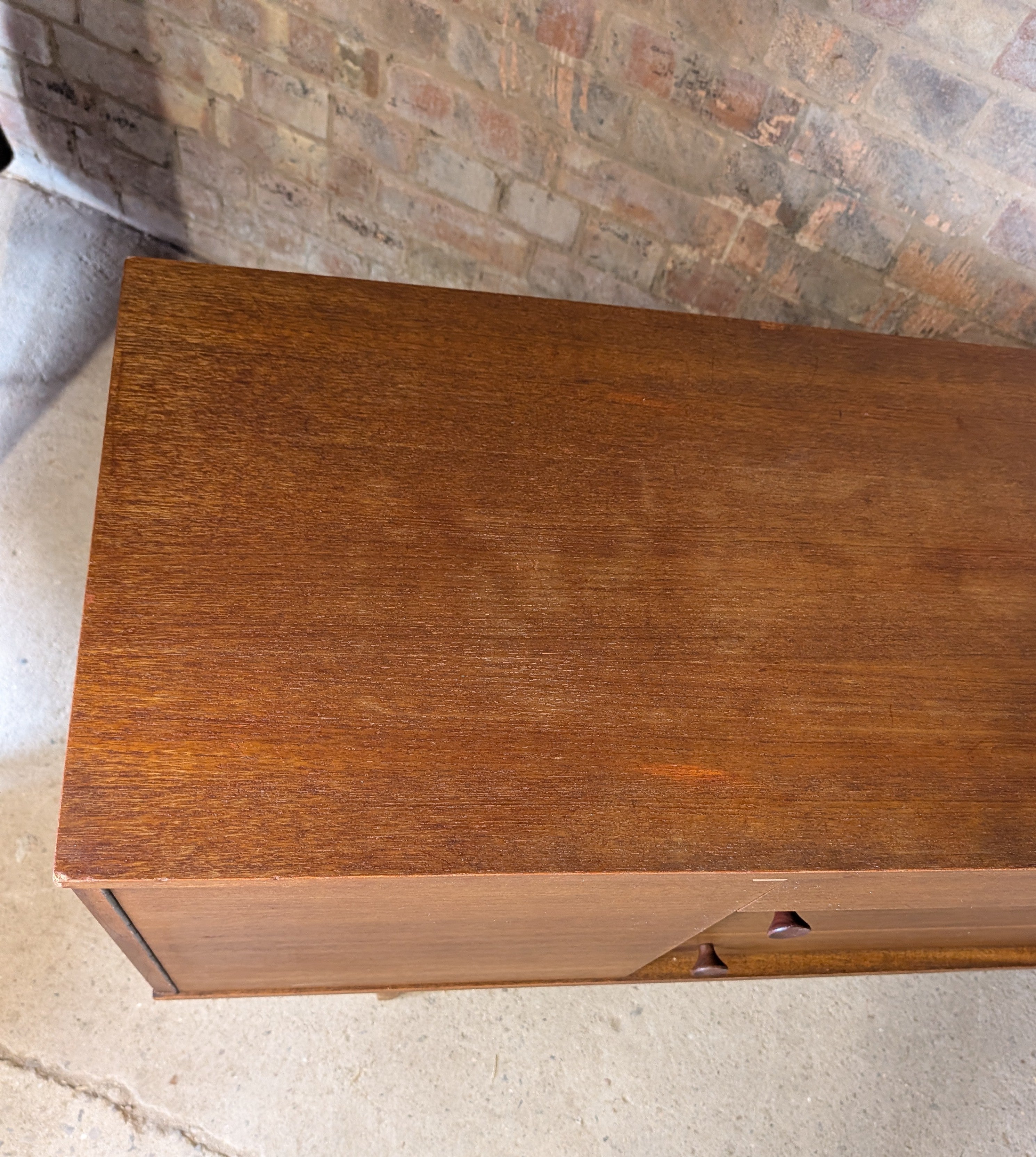 Mid Century Teak Avalon Small  Sideboard 1970s Vintage
