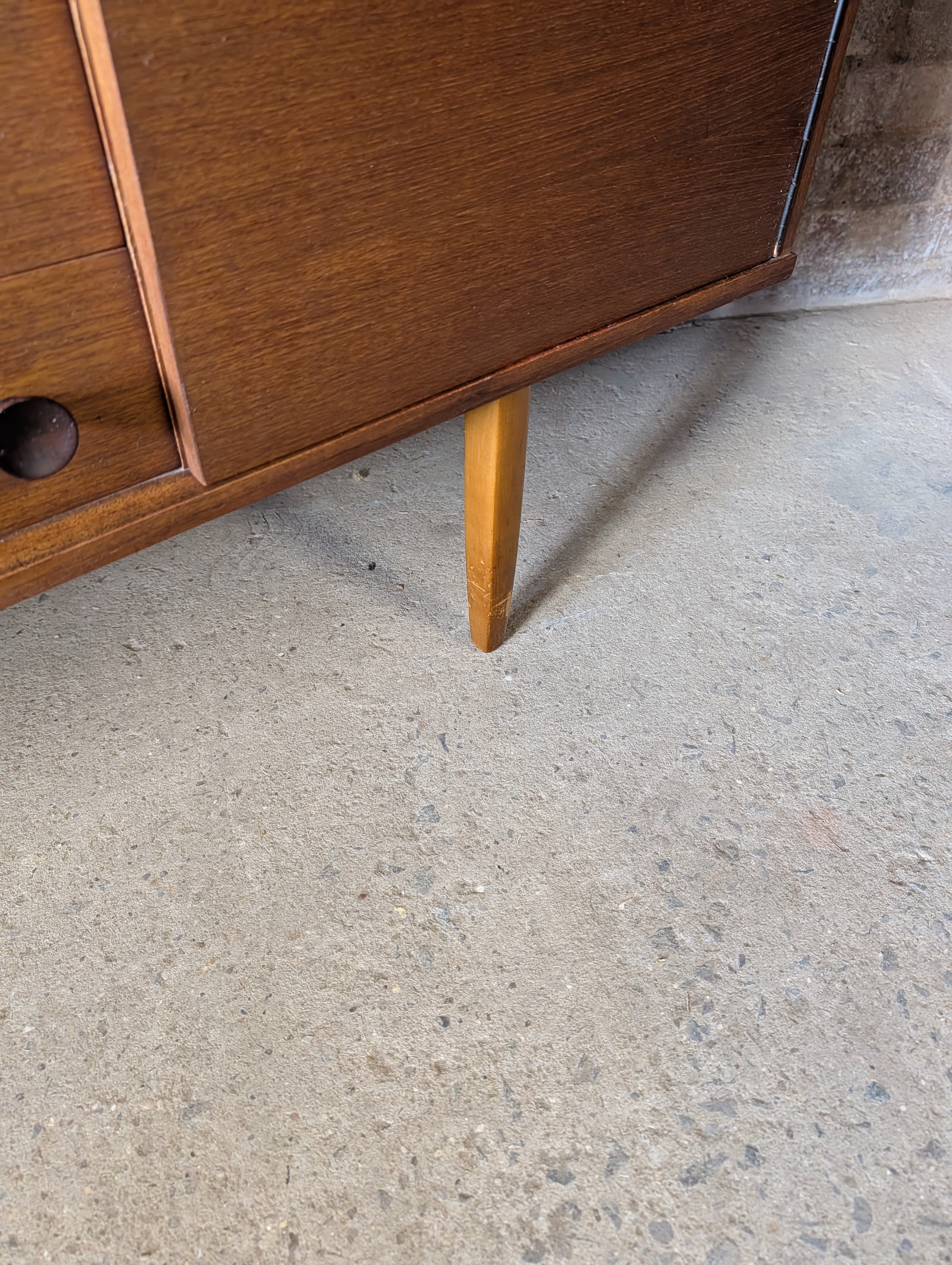 Mid Century Teak Avalon Small  Sideboard 1970s Vintage