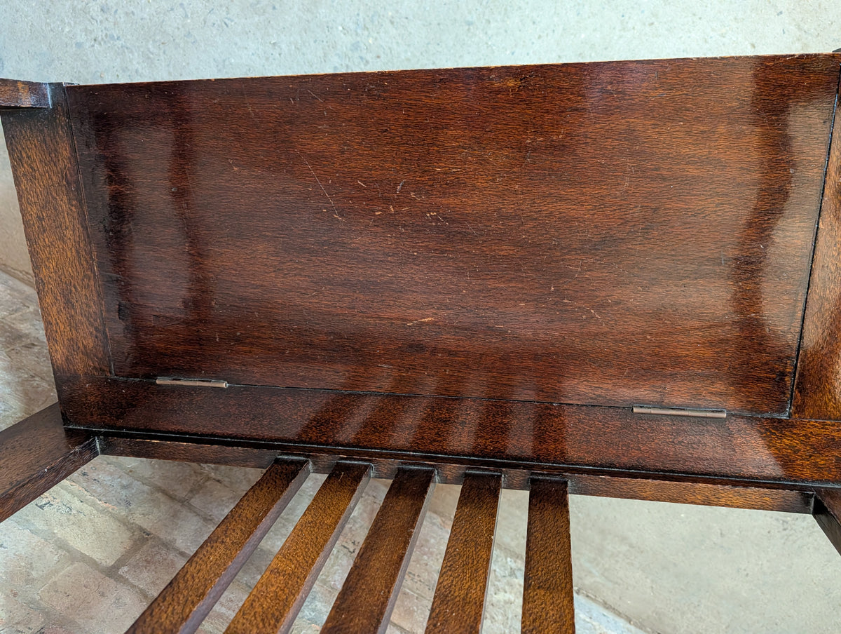 Antique Arts & Crafts Oak Hall Bench Settle Monks Bench C.1910