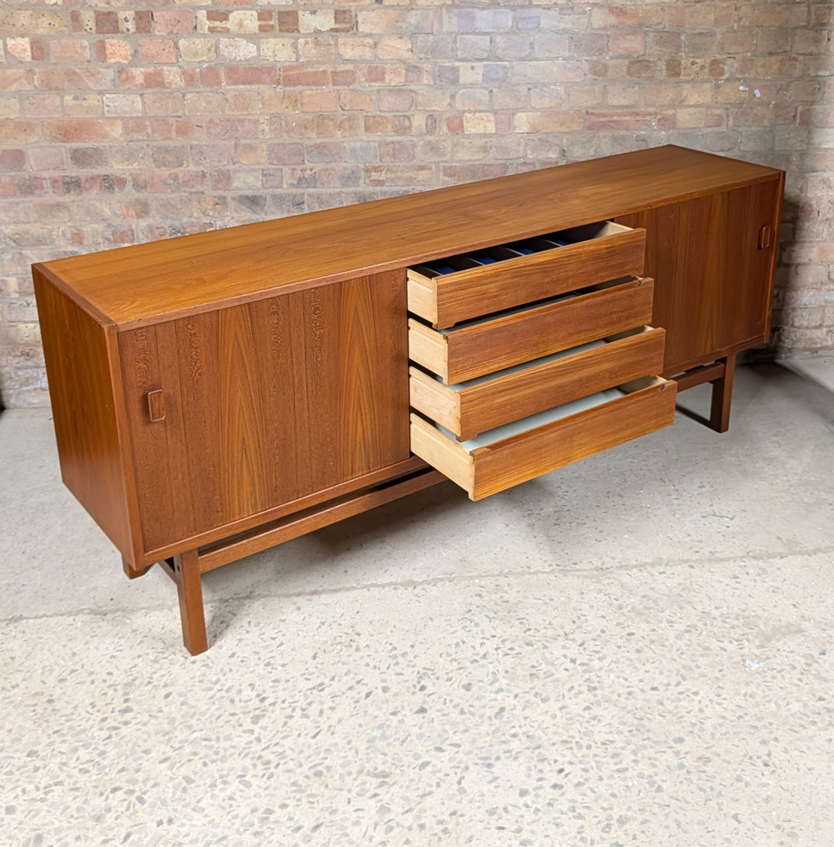 Mid Century Swedish Teak 'Arild' Sideboard By Nils Jonsson For Hugo Troeds 1960s