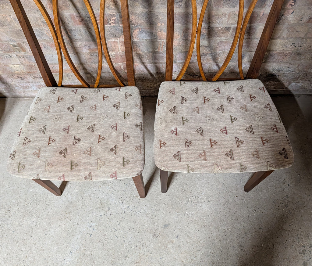 Set Of 4 Mid Century Teak G Plan Dining Chairs Includes 2 Carvers