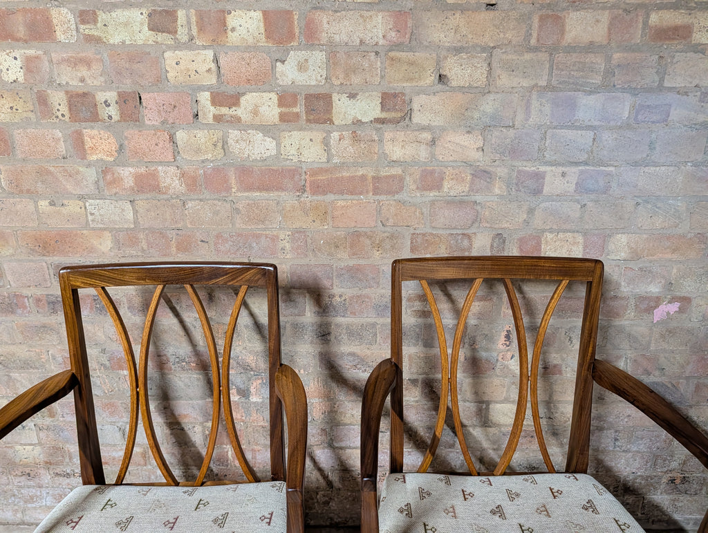 Set Of 4 Mid Century Teak G Plan Dining Chairs Includes 2 Carvers