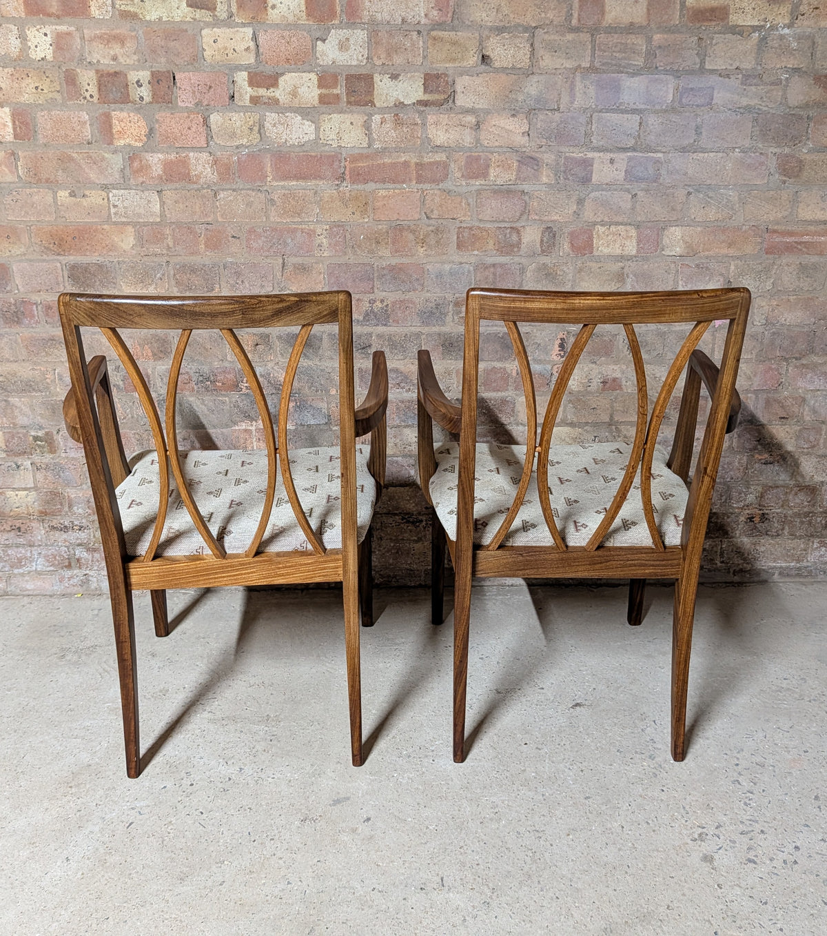 Set Of 4 Mid Century Teak G Plan Dining Chairs Includes 2 Carvers
