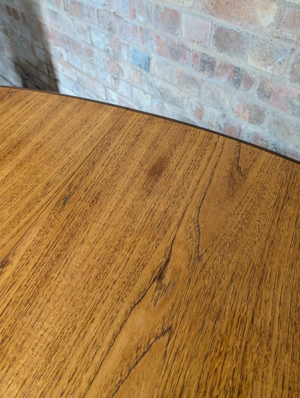 Mid Century G Plan Fresco Teak Extending Oval Dining Table - Vintage 1970s