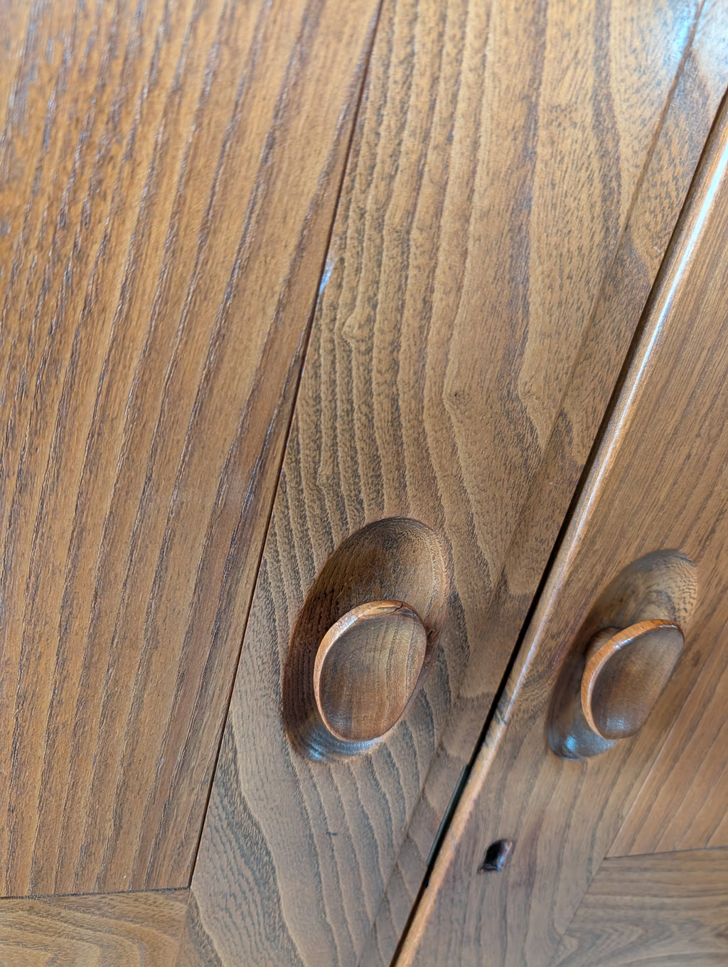 Vintage Mid Century Ercol Elm Wardrobe